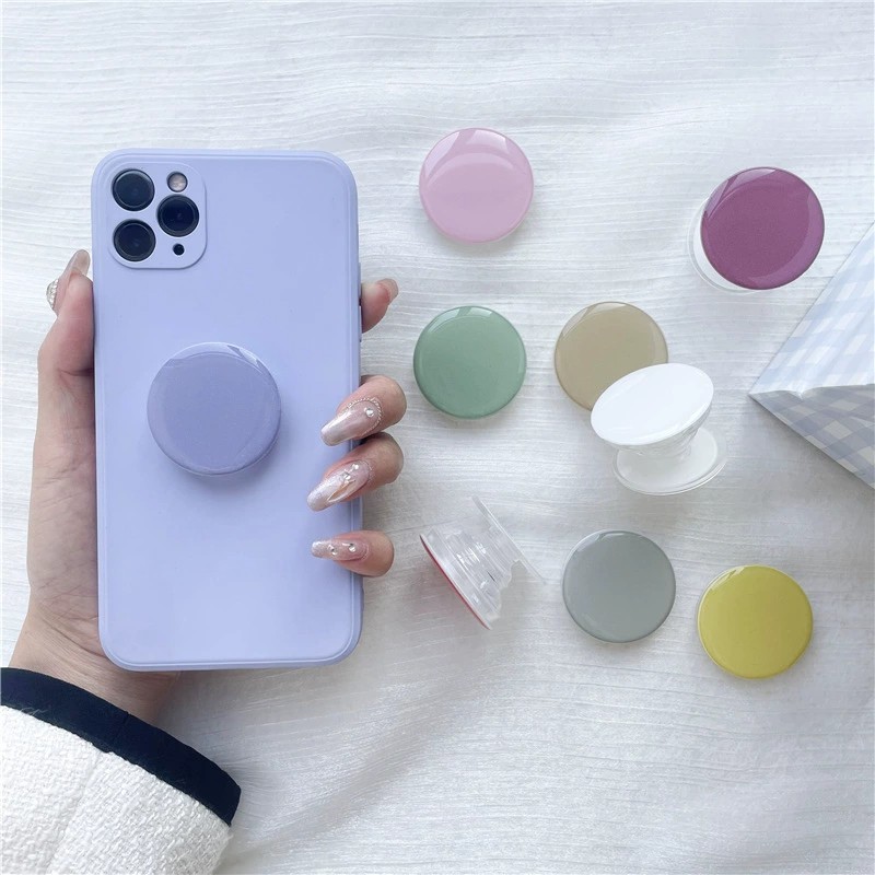 Popsocket phone holder with doming