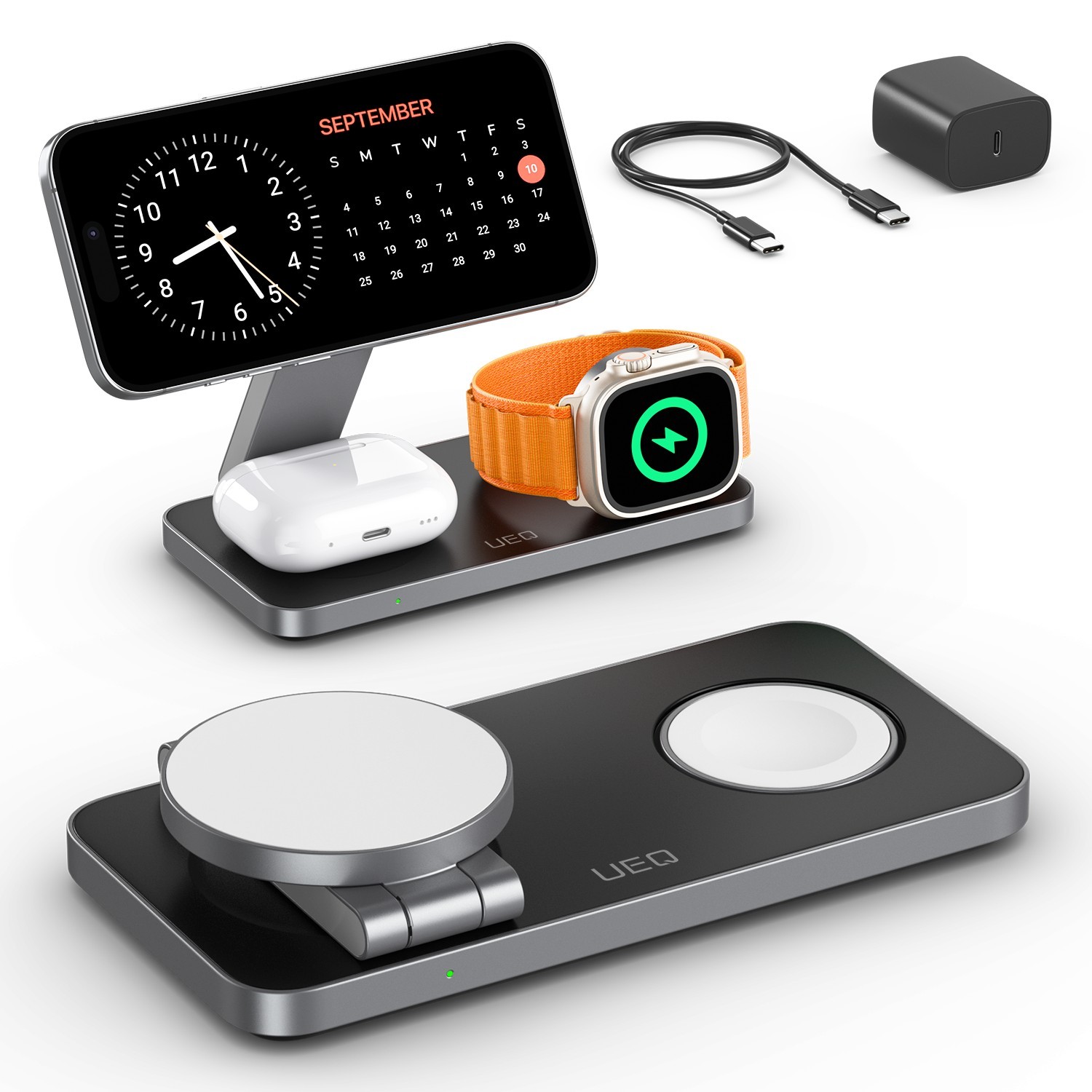 3 In 1 wireless charger station